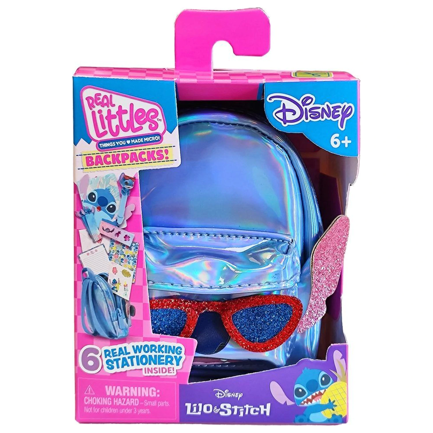 Disney Stitch mini rucsac cu accesorii poza produsului