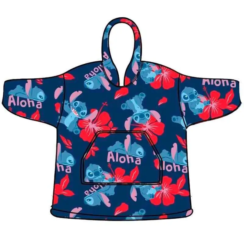 Disney Stitch hanorac oversize tip palton pentru copii coral poza produsului