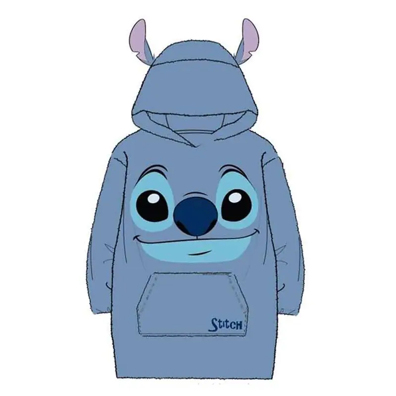 Disney Stitch bluzon oversized gros palton pentru copii de culoare coral poza produsului