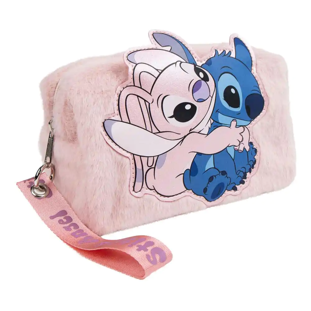 Lilo & Stitch Make Up Bag tip geantă de machiaj Stitch & Angel Rosa poza produsului