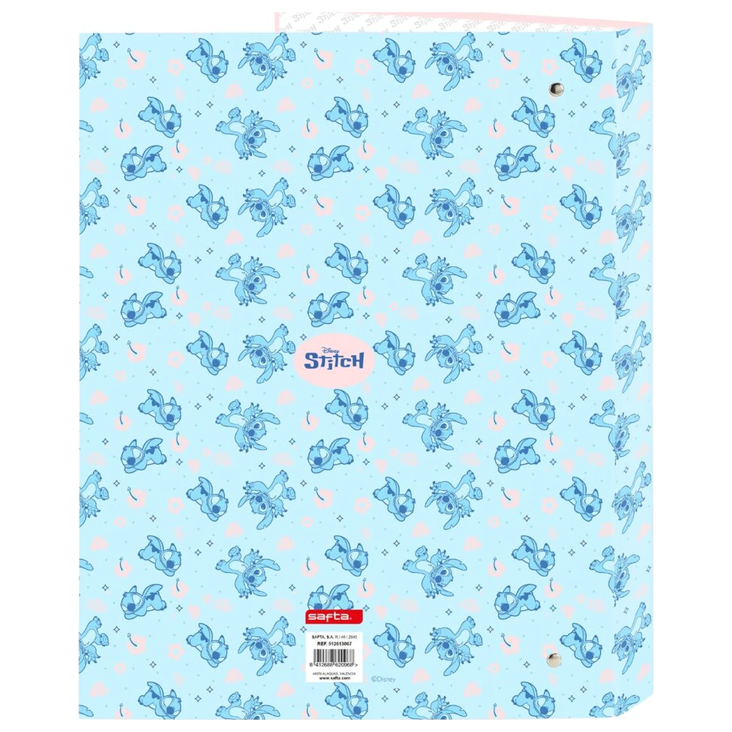Disney Stitch Ohana dosar din carton A4 cu 4 inele poza produsului