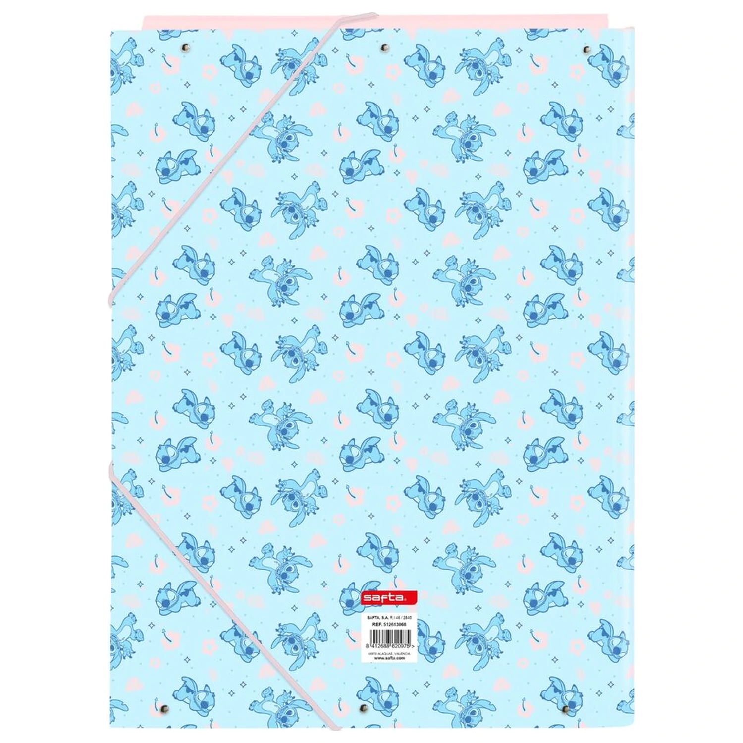 Disney Stitch Ohana A4 biblioraft din carton cu clapete poza produsului