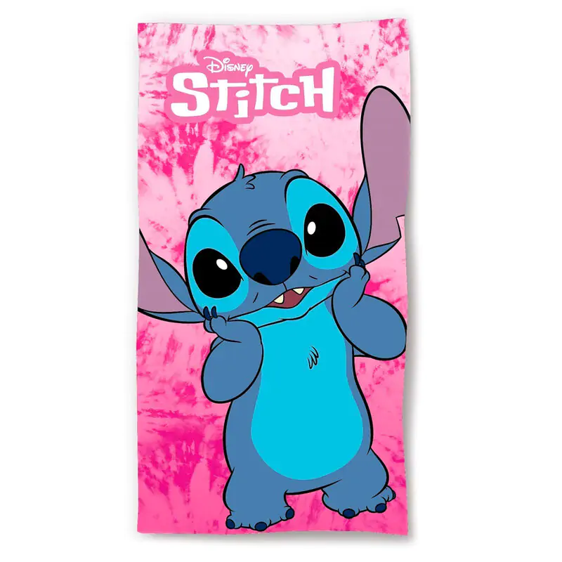 Disney Stitch Pink prosop de plajă din microfibră poza produsului