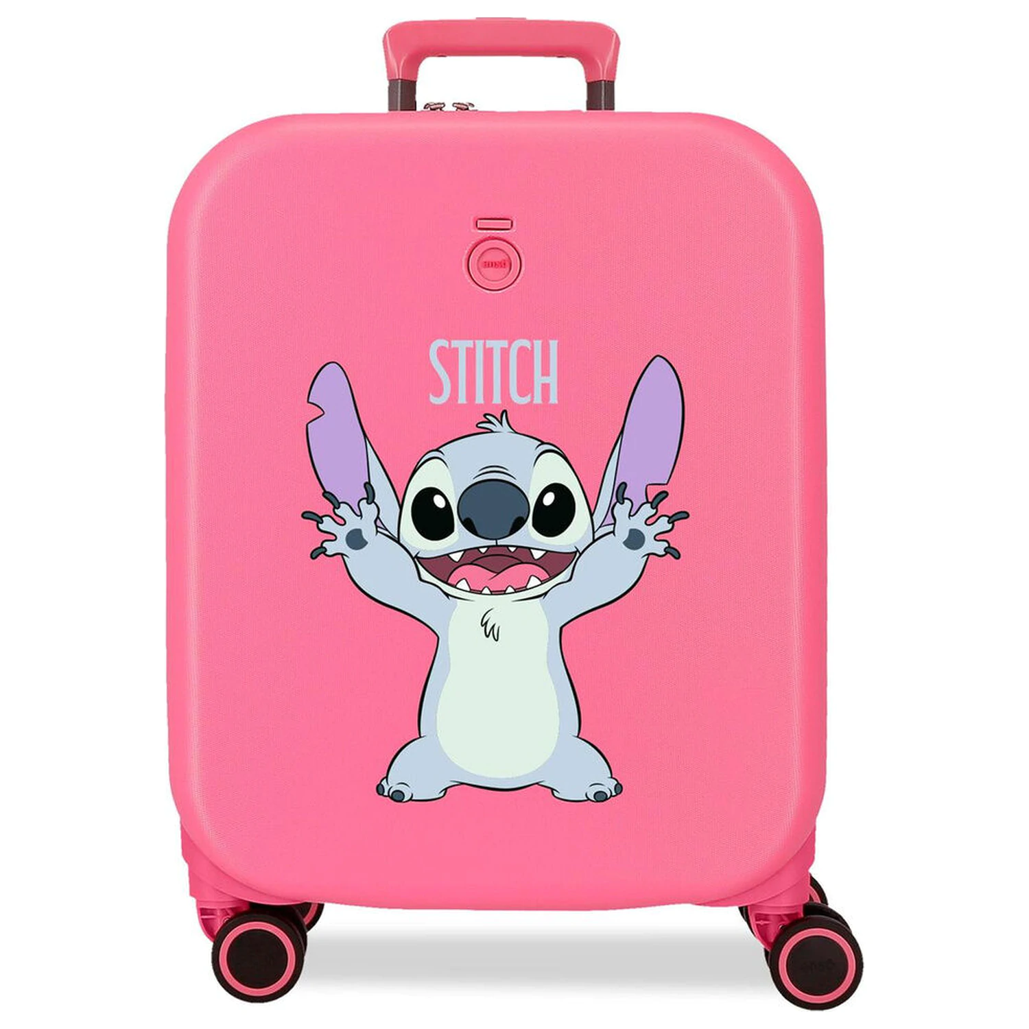 Valiza tip troler ABS jucaus Disney Stitch, 55cm poza produsului