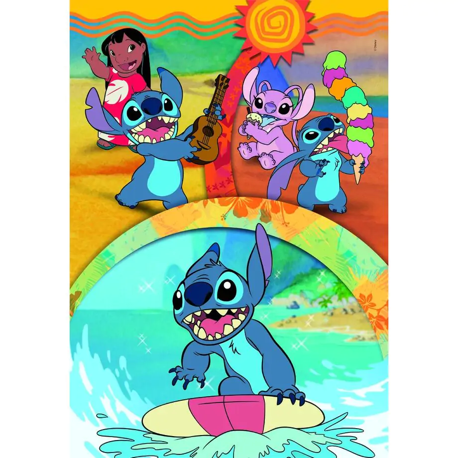 Disney Stitch puzzle 104 piese poza produsului