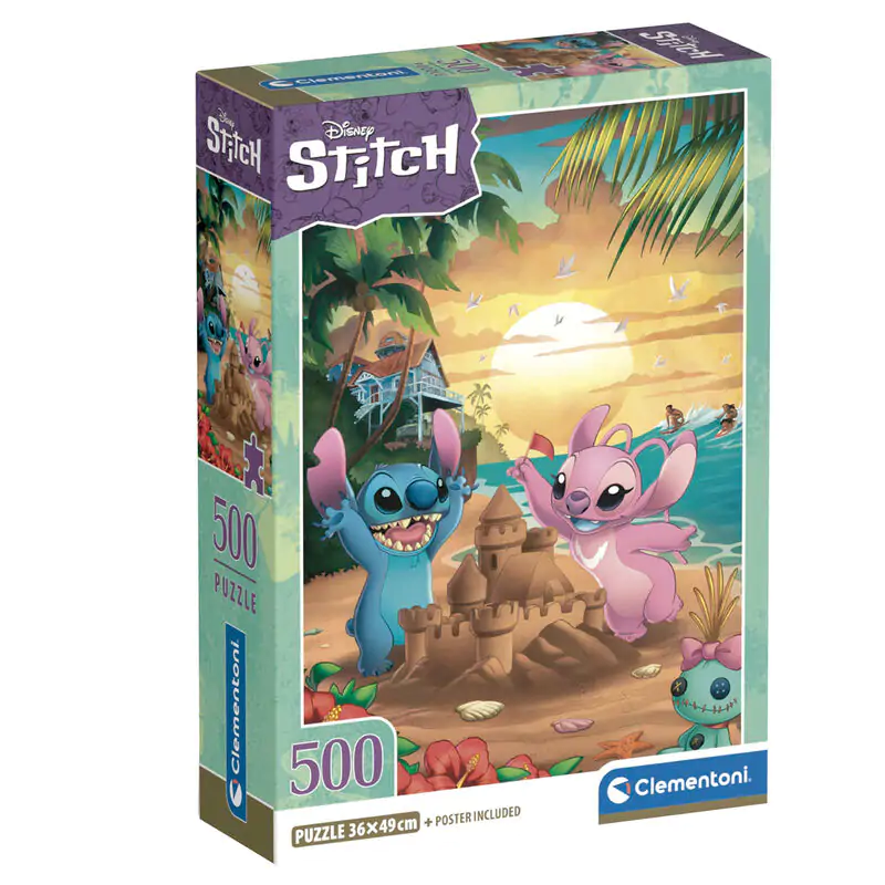 Disney Stitch puzzle 500 piese poza produsului