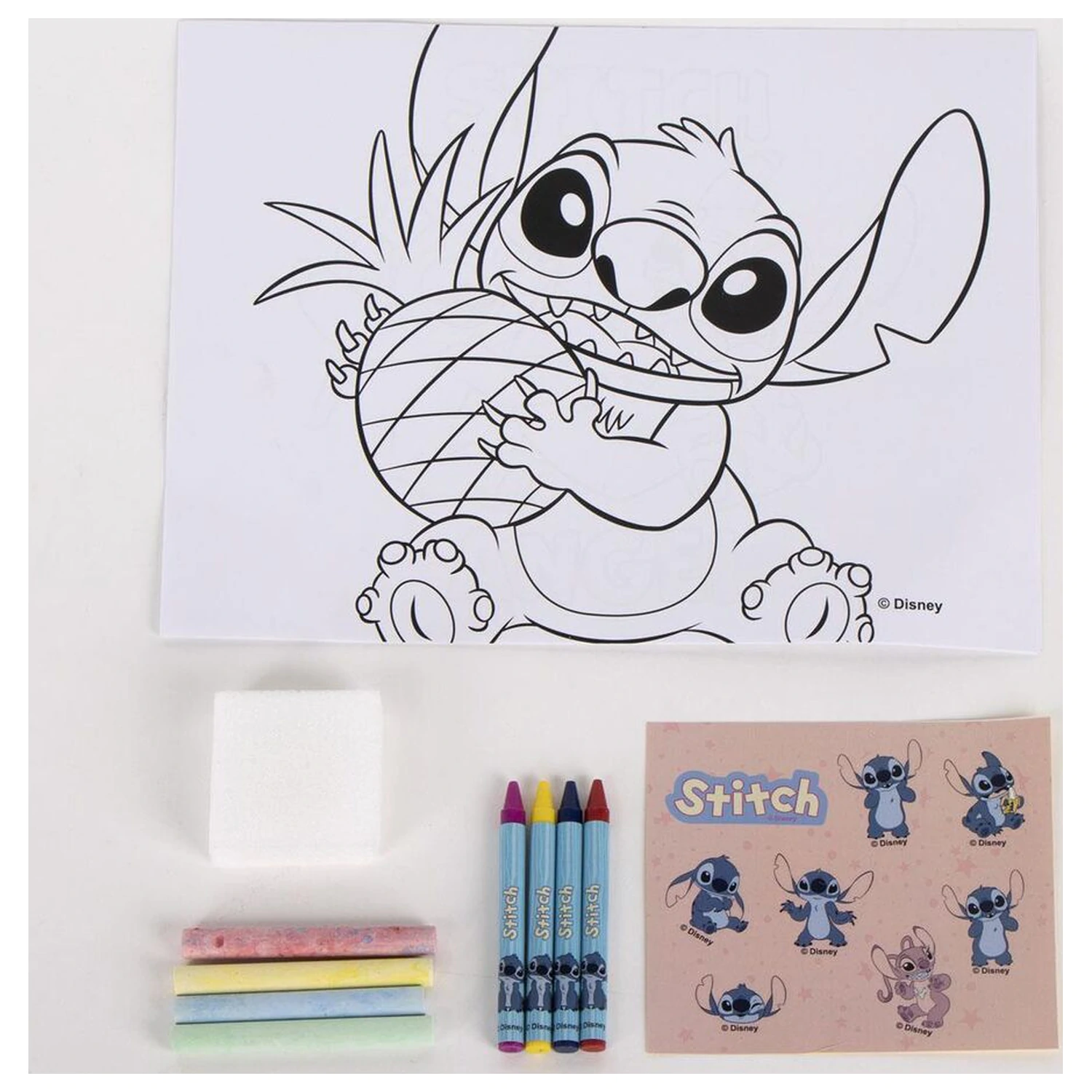 Disney Stitch set portabil de papetărie poza produsului