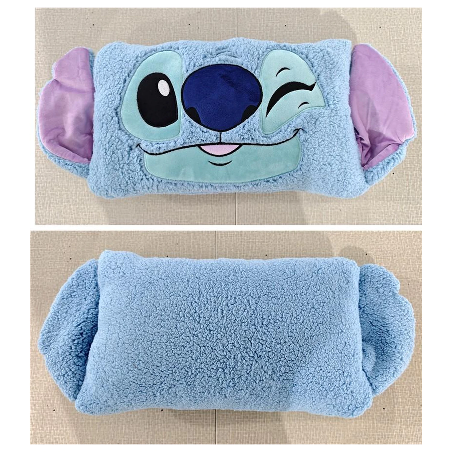 DISNEY Stitch Sherpa Pernă 35x38cm poza produsului