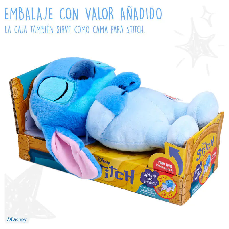 Jucarie de plus Disney Stitch Sleepy de 31 cm cu sunet poza produsului