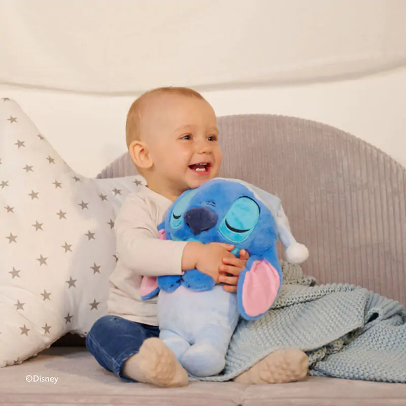 Jucarie de plus Disney Stitch Sleepy de 31 cm cu sunet poza produsului