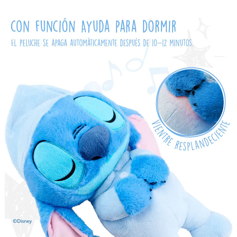 Jucarie de plus Disney Stitch Sleepy de 31 cm cu sunet poza produsului