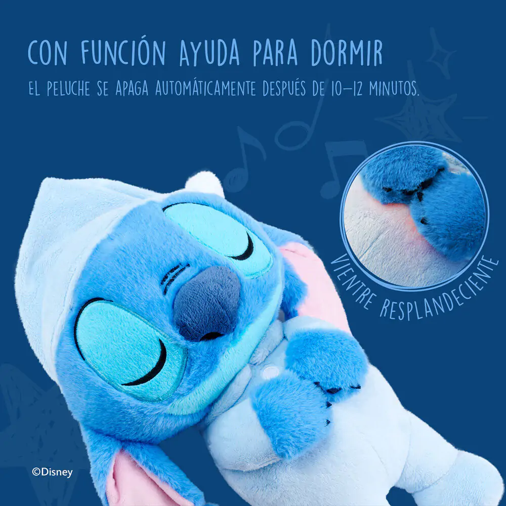 Jucarie de plus Disney Stitch Sleepy de 31 cm cu sunet poza produsului