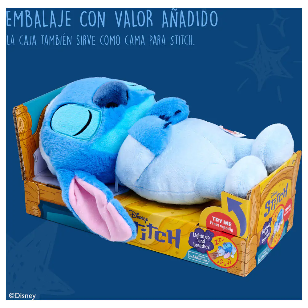 Jucarie de plus Disney Stitch Sleepy de 31 cm cu sunet poza produsului