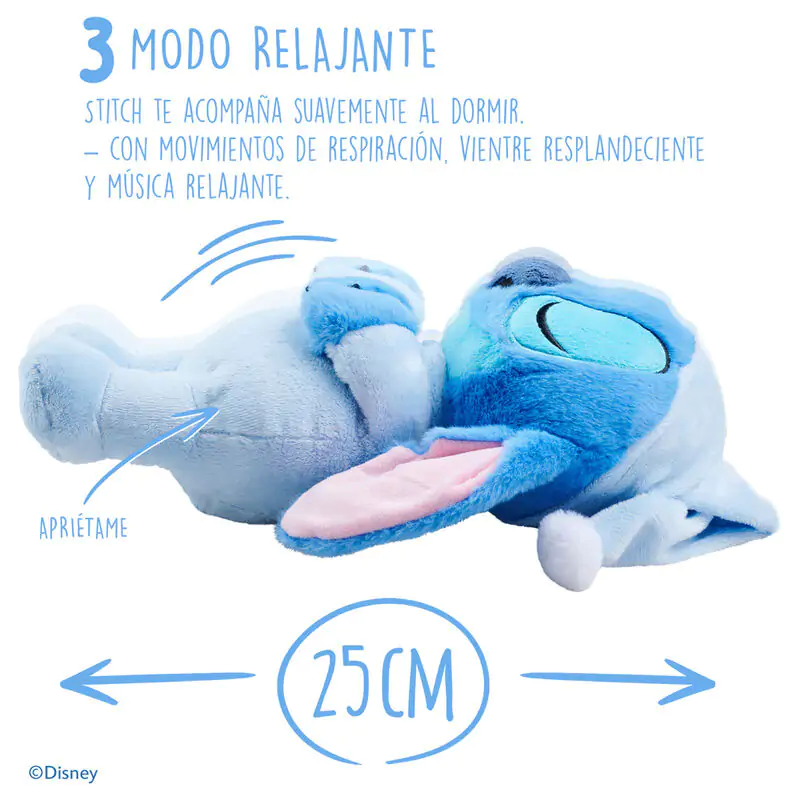 Jucarie de plus Disney Stitch Sleepy de 31 cm cu sunet poza produsului