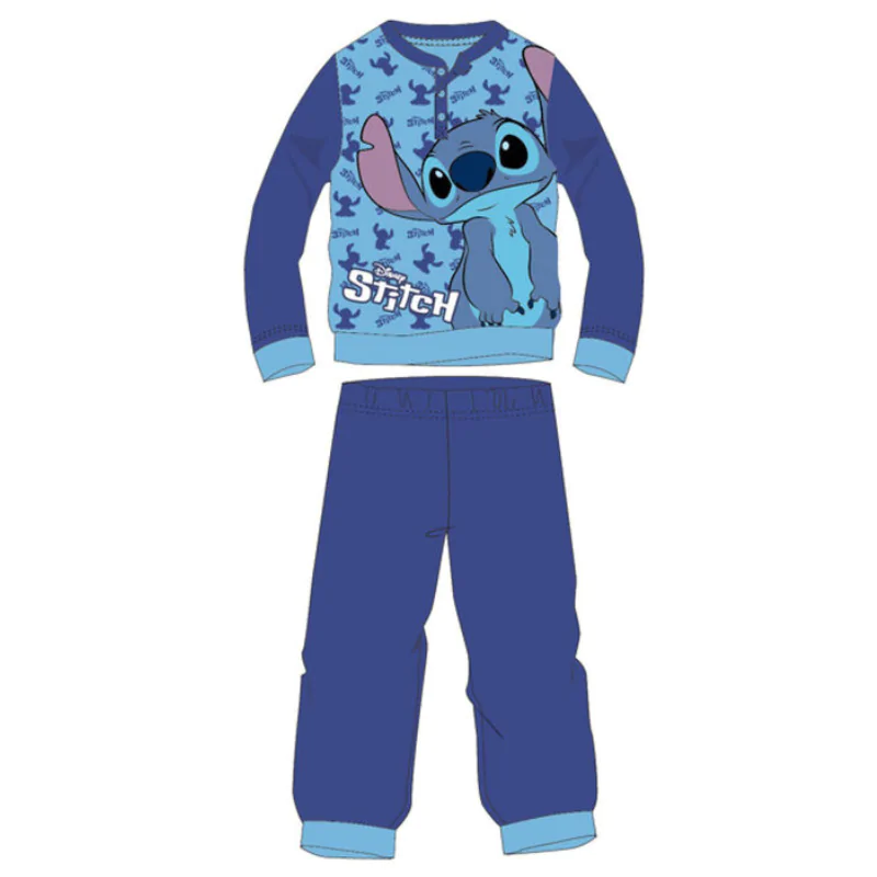 Disney Stitch pijama albastru închis pentru copii poza produsului