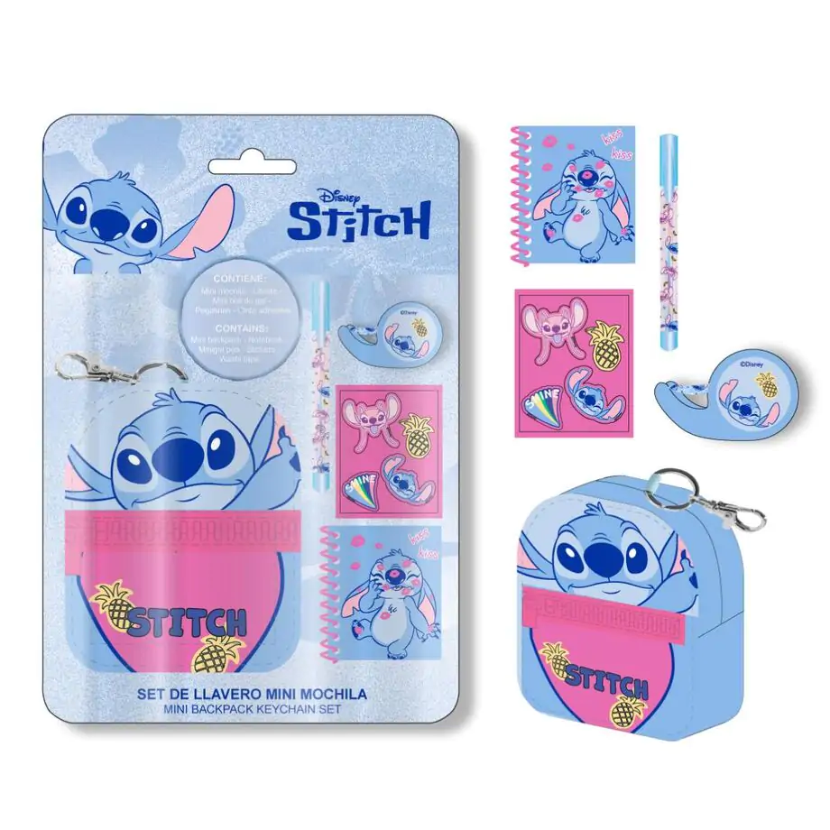 Disney Stitch Set de papetărie mini rucsac poza produsului