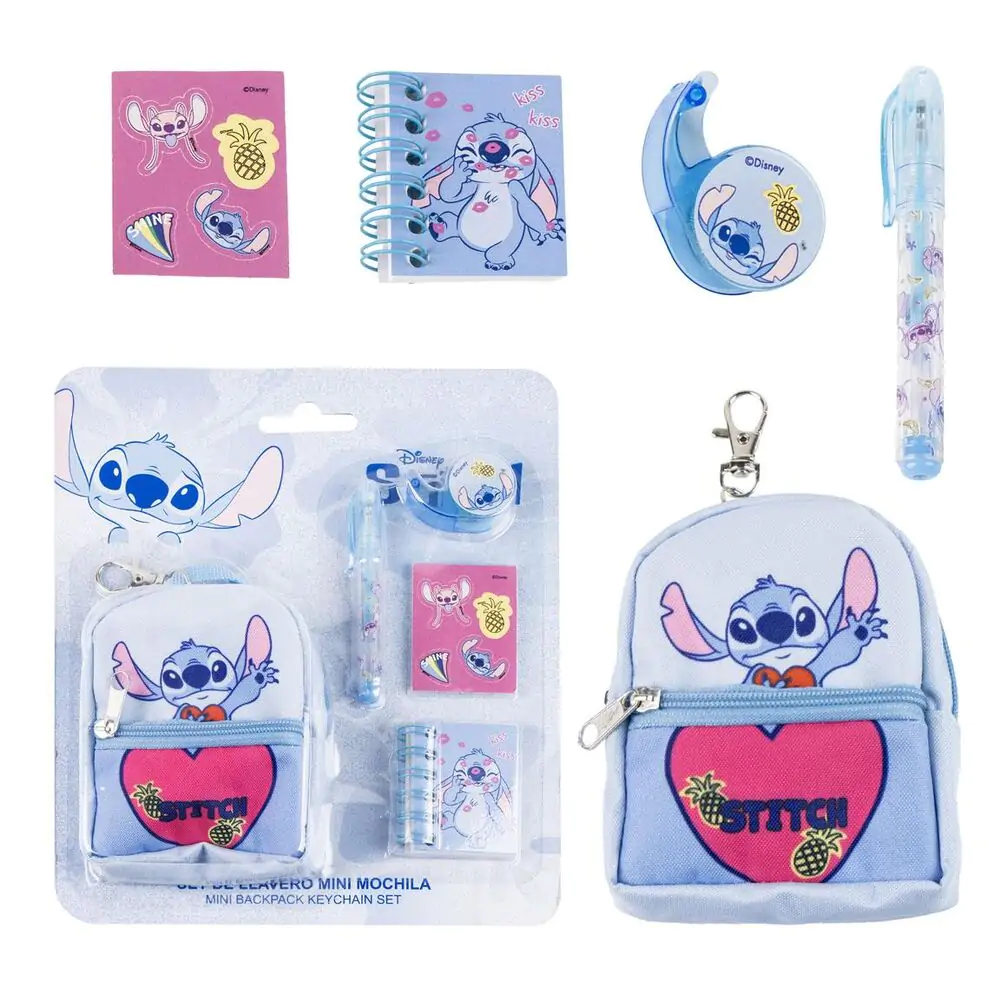 Disney Stitch Set de papetărie mini rucsac poza produsului