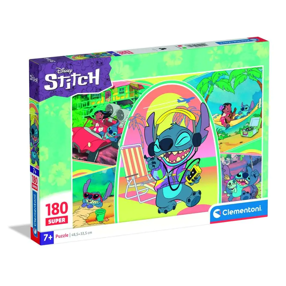 Disney Stitch super puzzle 180 de piese poza produsului