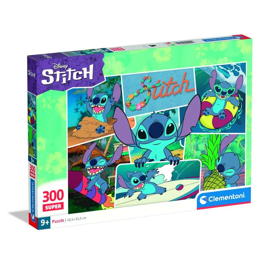 Disney Stitch super puzzle 300 piese poza produsului