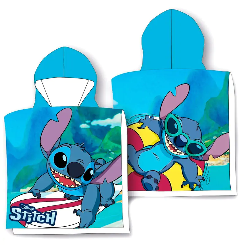 Disney Stitch Surf prosop poncio din bumbac poza produsului