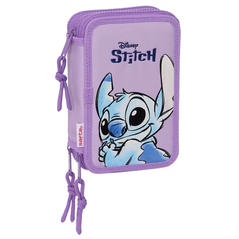 Disney Stitch Sweet etui triplu pentru creioane 36 buc poza produsului