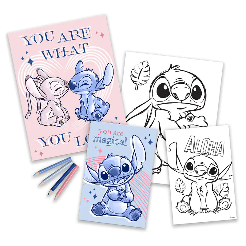 Disney Stitch set de colorat poza produsului