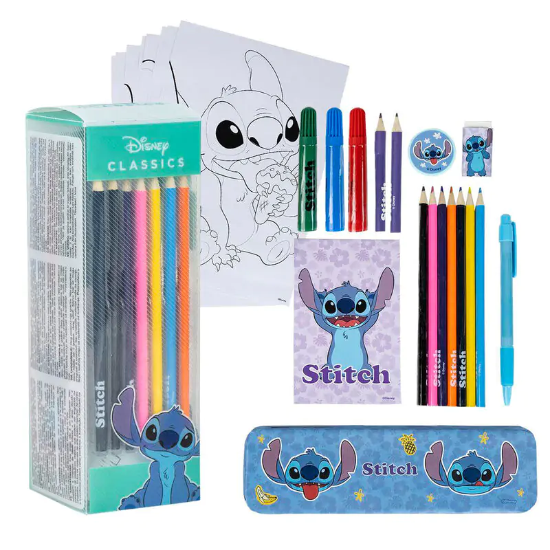 Set de papetărie de colorat Disney Stitch poza produsului