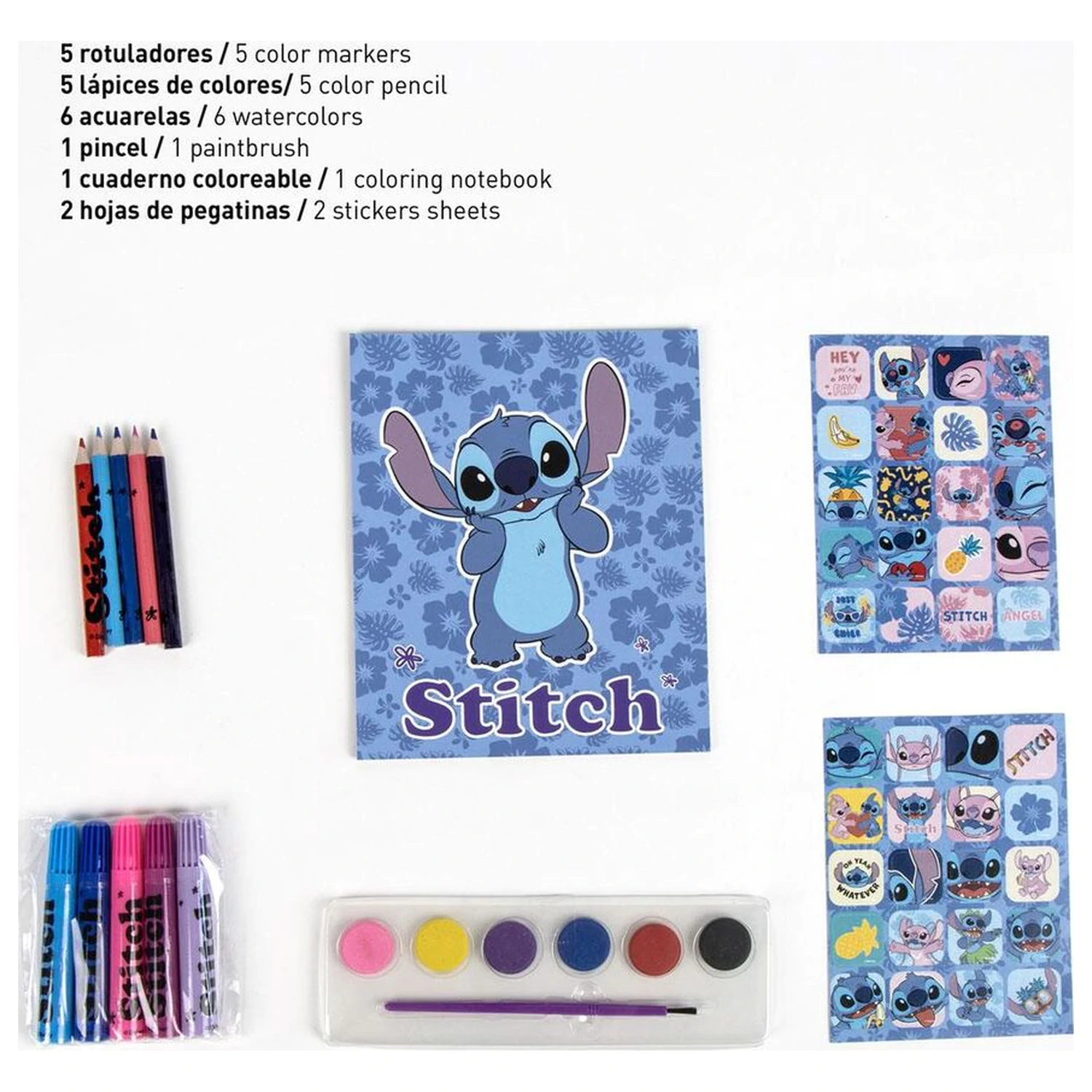 Disney Stitch rucsac set papetărie poza produsului