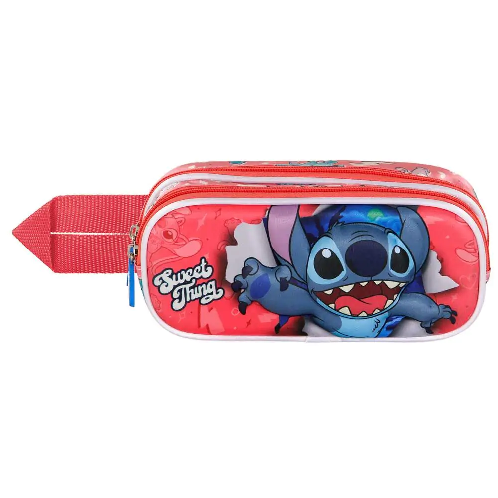 Disney Stitch Thing 3D etui dublu pentru creioane poza produsului