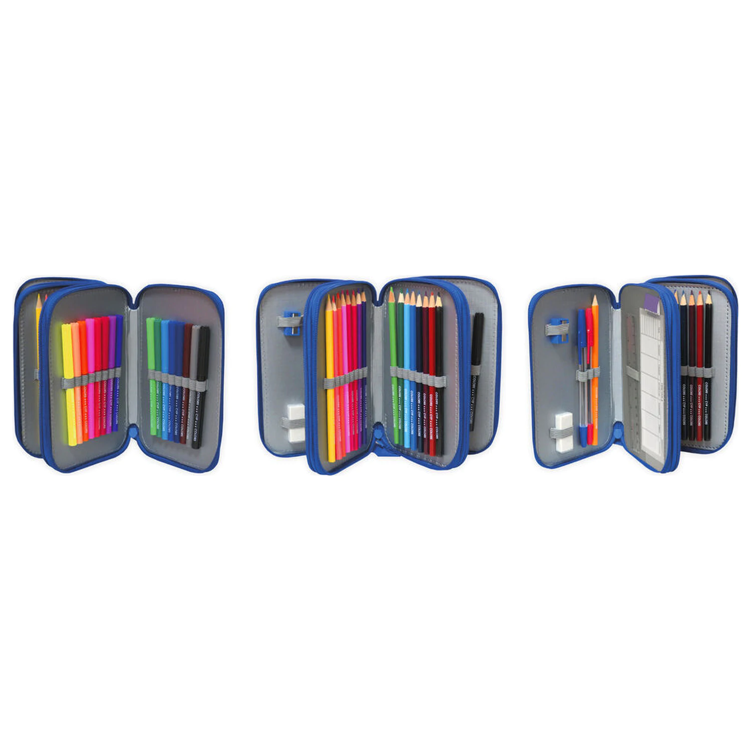 Disney Stitch etui triplu pentru creioane poza produsului