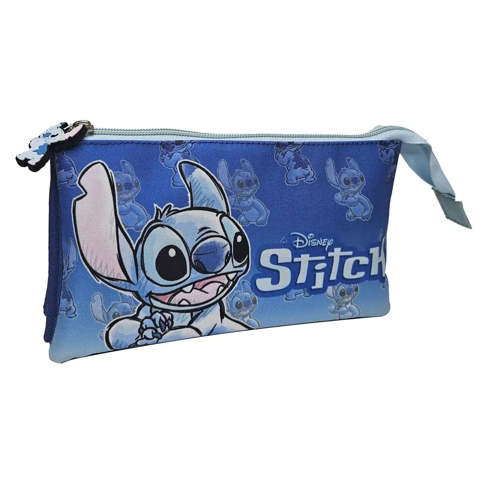 Disney Stitch etui triplu pentru creioane poza produsului