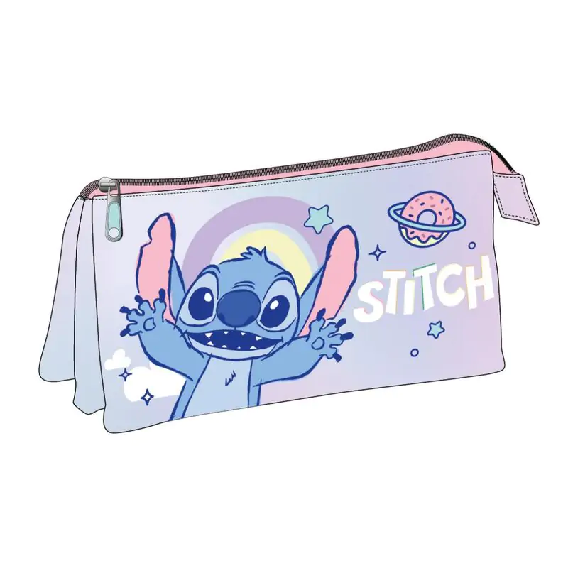 Disney Stitch etui triplu pentru creioane poza produsului