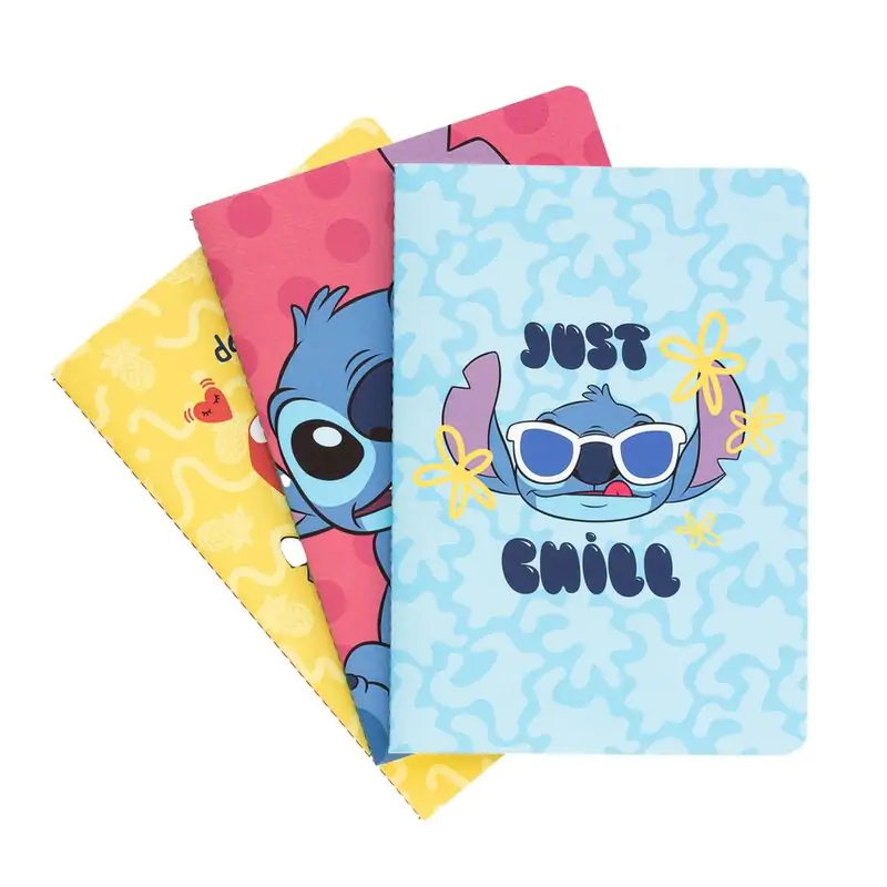 Disney Stitch Tropical pack 3 caiete A5 poza produsului