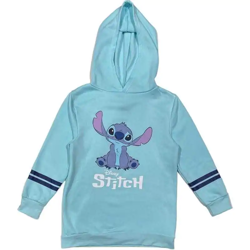 Disney Stitch turquoise rochie cu glugă poza produsului