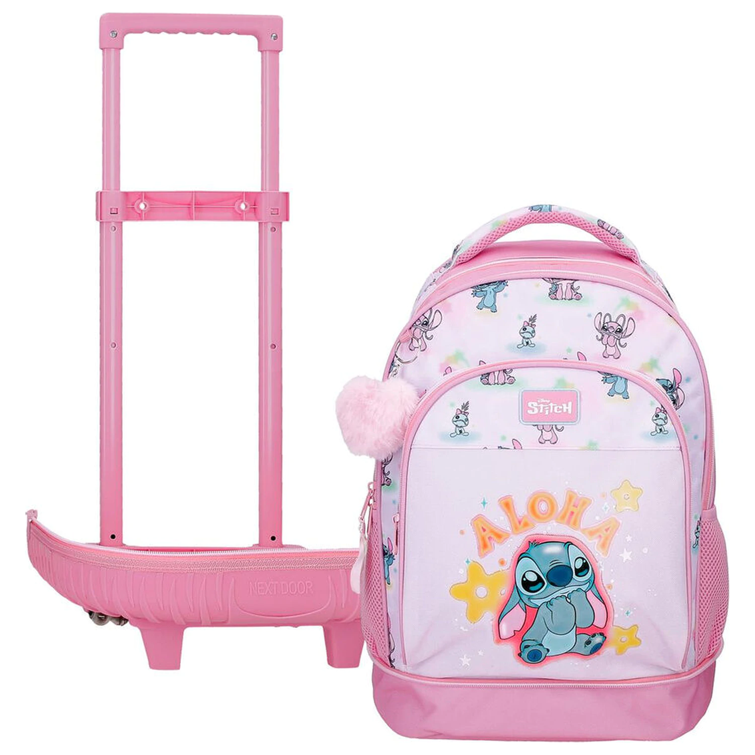 Disney Stitch You & Me troler compact extraibil 43cm poza produsului
