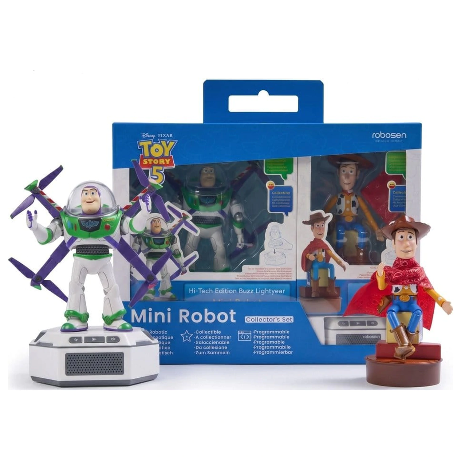 Disney Interactive Robot Toy Story 5 Set - Buzz Lightyear & Woody (Hi-Tech Edition) Editia Germana poza produsului