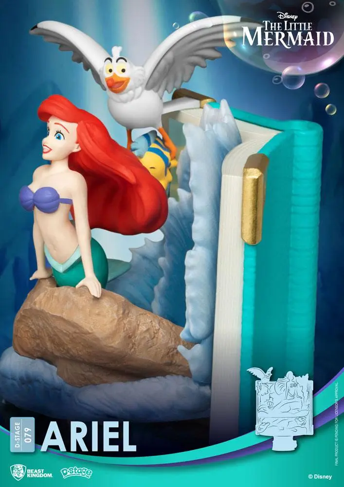 Disney Story Book Series D-Stage PVC Diorama Ariel 15 cm poza produsului