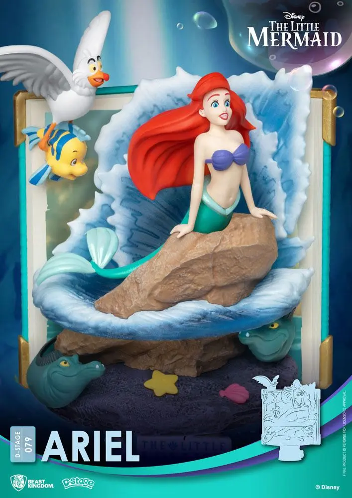 Disney Story Book Series D-Stage PVC Diorama Ariel 15 cm poza produsului