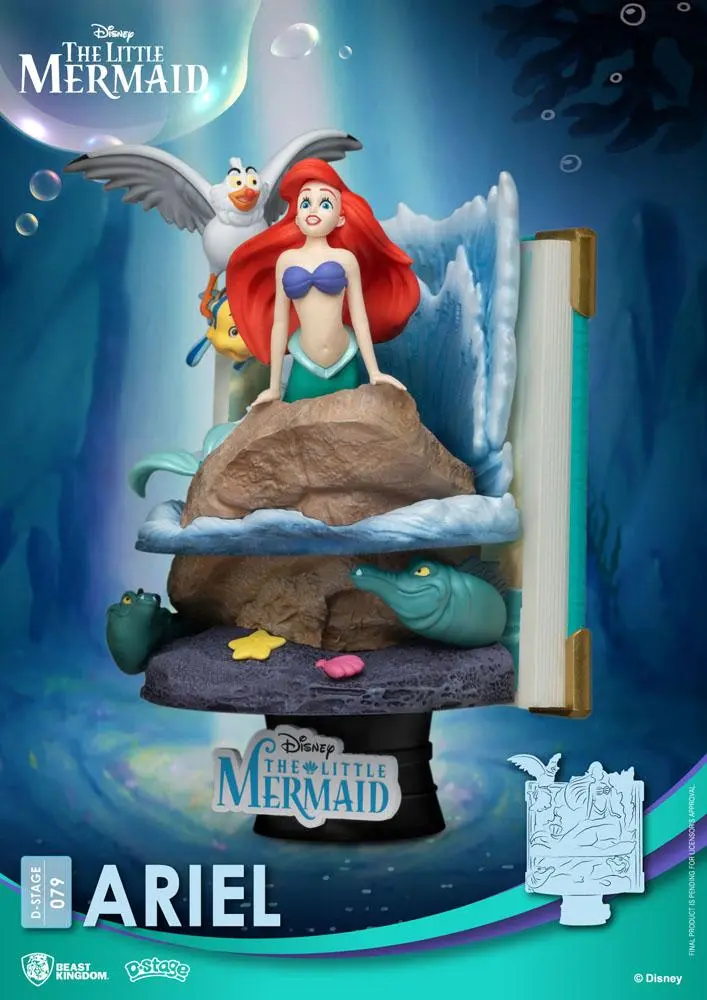 Disney Story Book Series D-Stage PVC Diorama Ariel 15 cm poza produsului