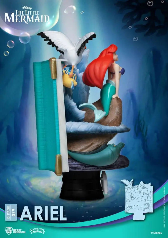 Disney Story Book Series D-Stage PVC Diorama Ariel 15 cm poza produsului