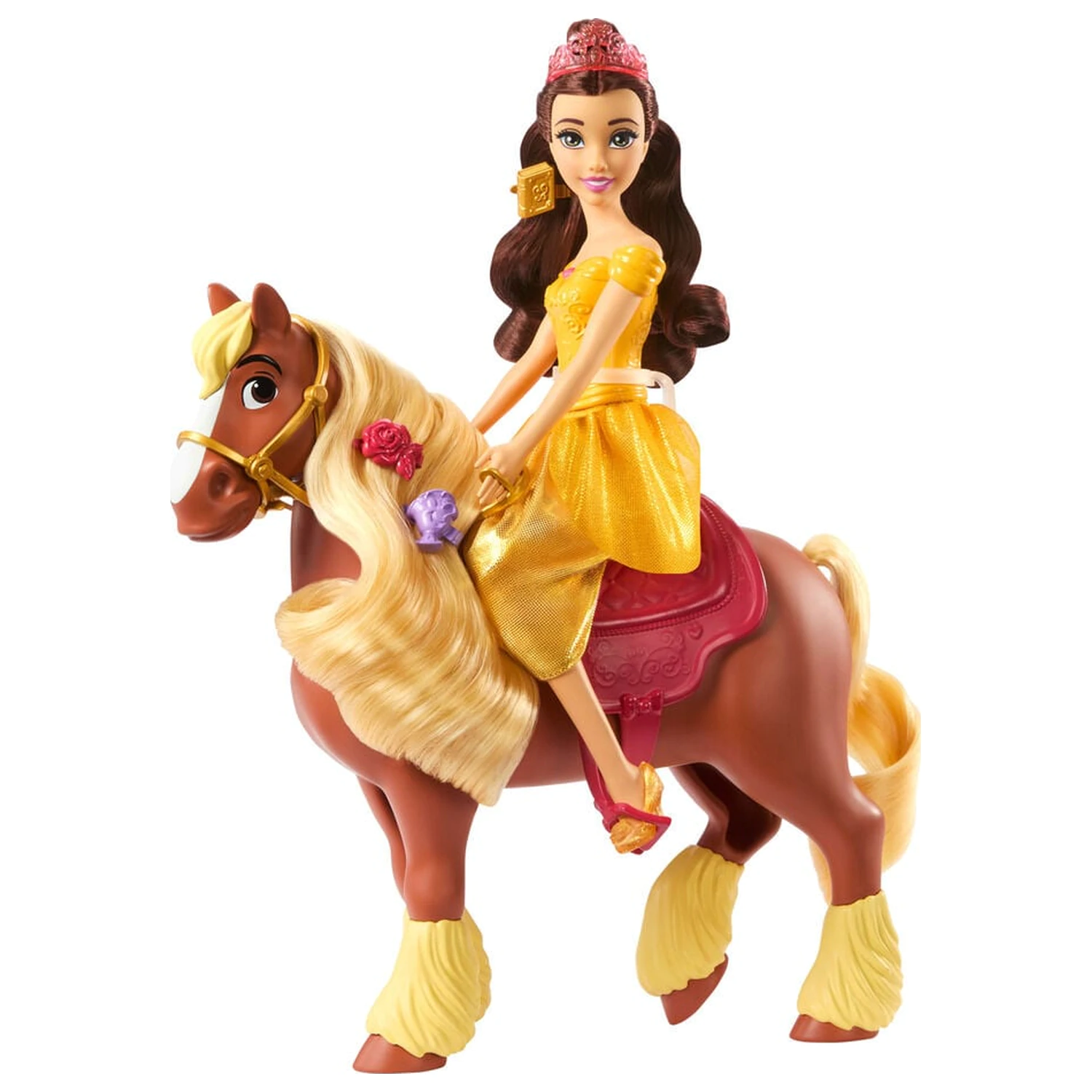 Disney Beauty and the Beast papusa Bella & Philippe poza produsului