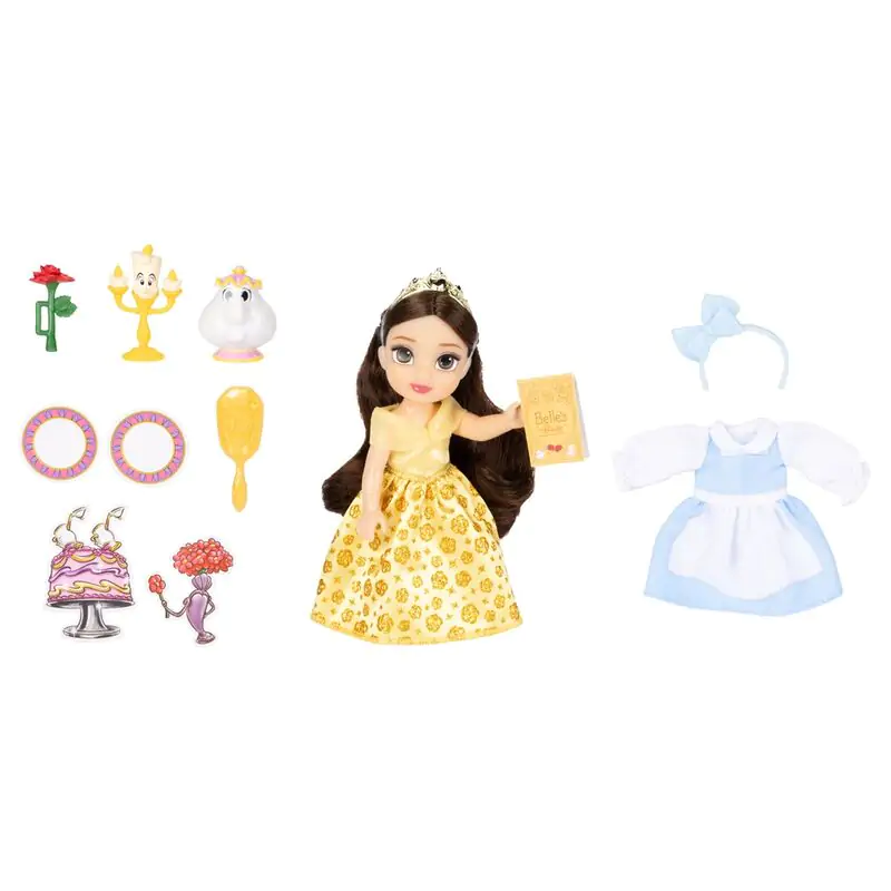 Păpușă Disney Beauty and the Beast Belle 15cm poza produsului