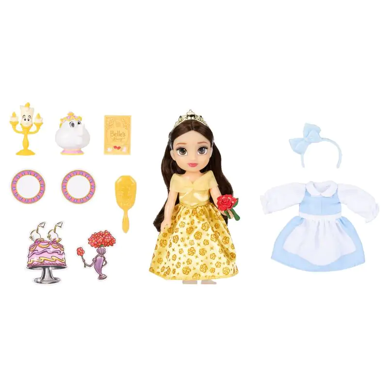 Păpușă Disney Beauty and the Beast Belle 15cm poza produsului