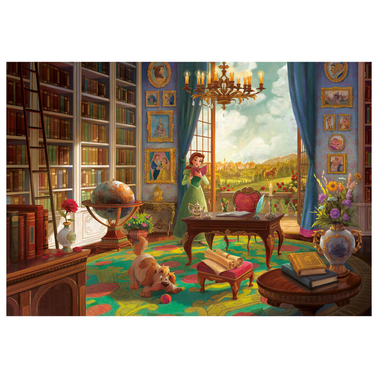 Disney Beauty and the Beast Belle puzzle 500 piese poza produsului