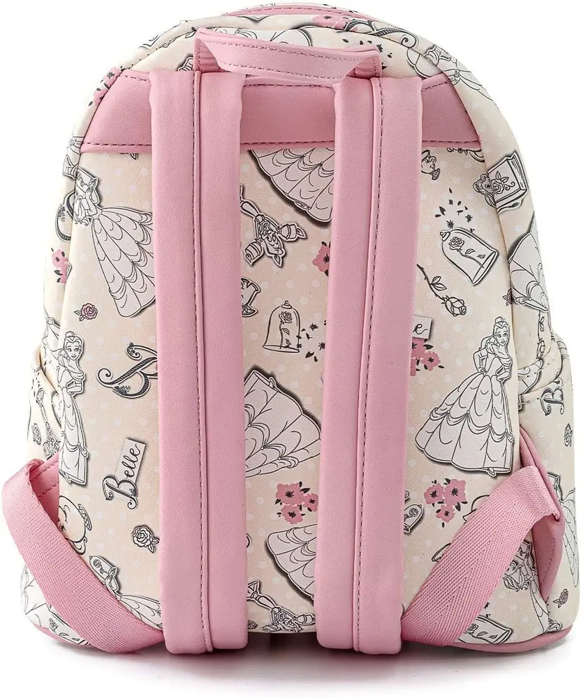 Disney by Loungefly Rucsac Beauty and the Beast Belle Creme AOP heo Exclusive poza produsului