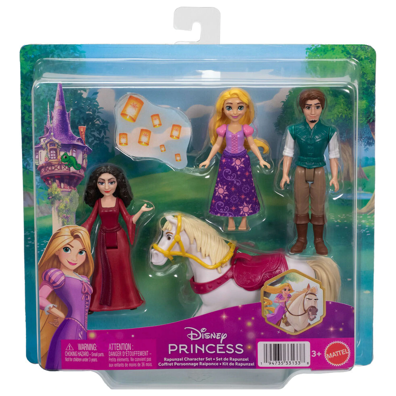 Disney Tangled Rapunzel pachet 4 figurine poza produsului