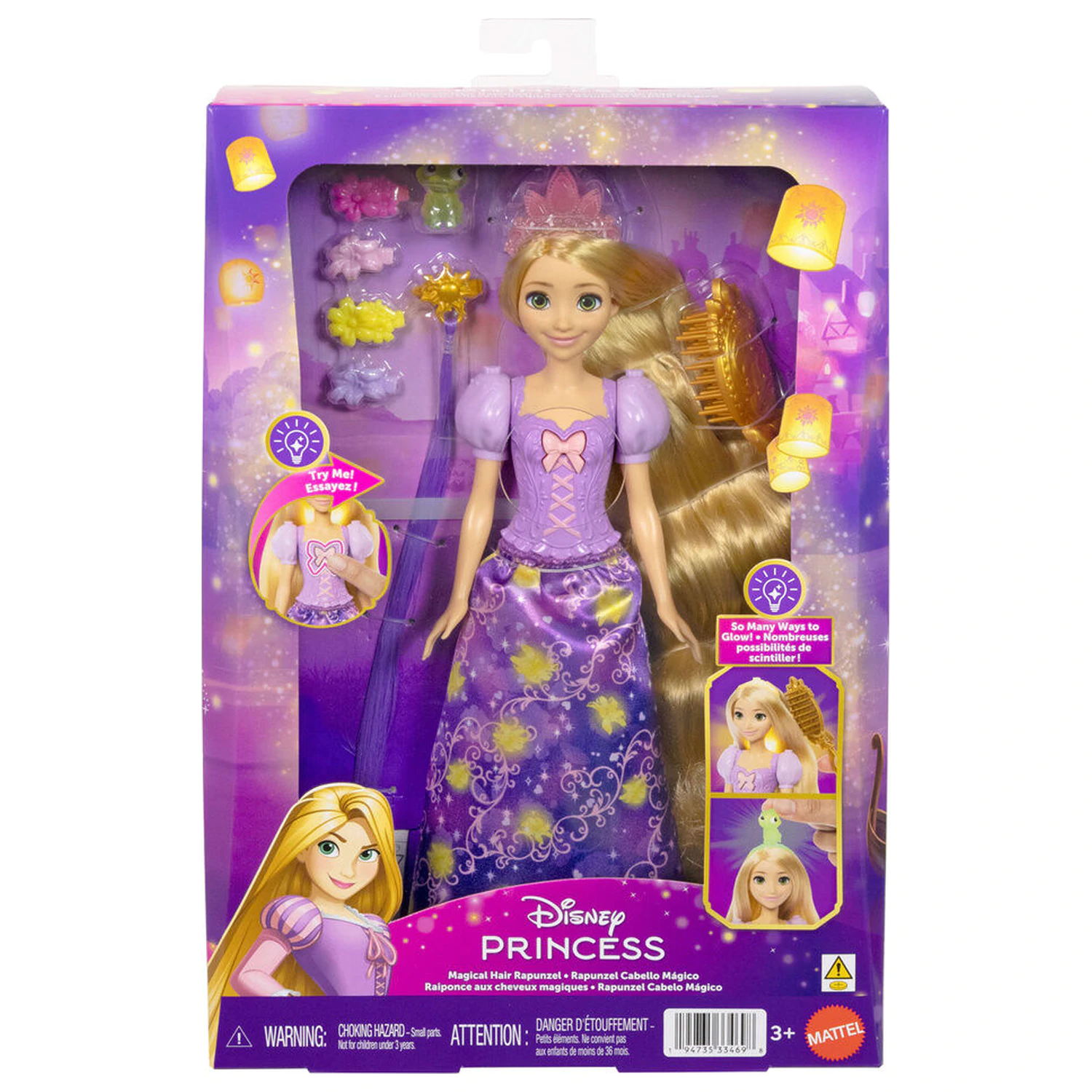 Disney Tangled Reveal Rapunzel papusa poza produsului