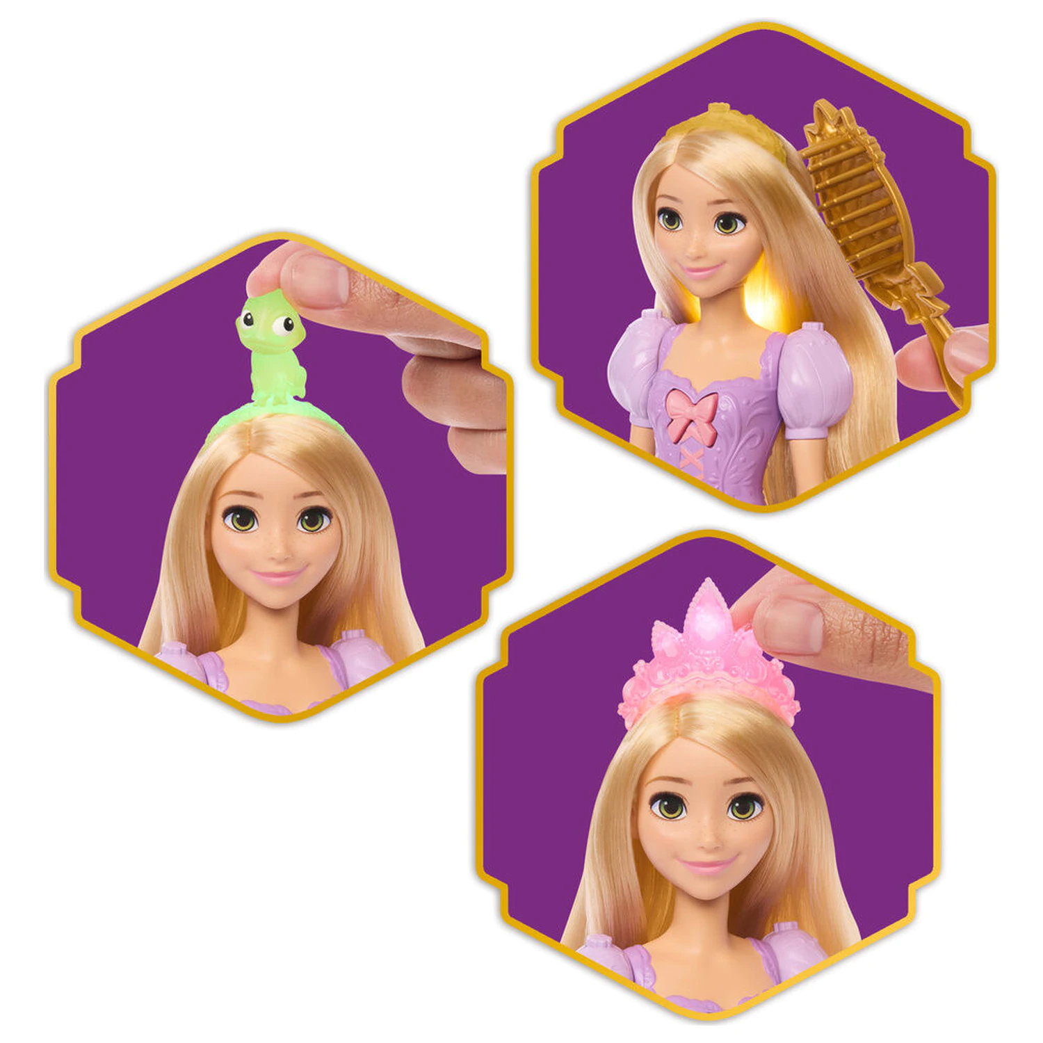 Disney Tangled Reveal Rapunzel papusa poza produsului