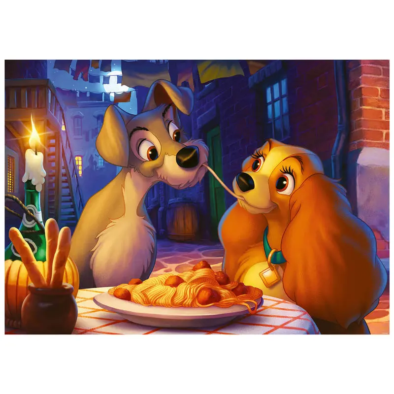 Disney Collector's Edition Puzzle tip Jigsaw Lady and the Tramp (1000 de piese) poza produsului