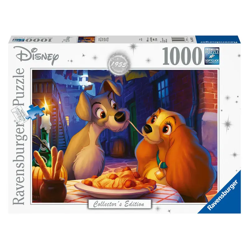 Disney Collector's Edition Puzzle tip Jigsaw Lady and the Tramp (1000 de piese) poza produsului